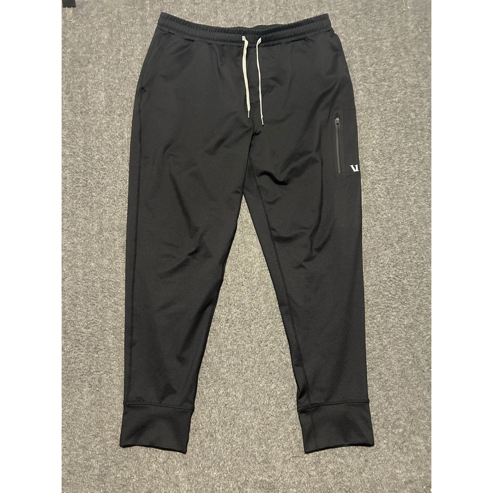 Vuori Sunday Performance Joggers Mens XL black V416 Athletic Training Pants